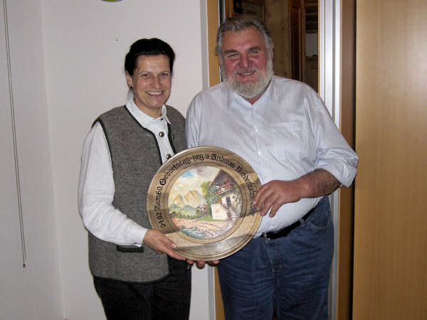 60er Scheibe von Andreas Niederbuchner Gewinner: Helga Koch